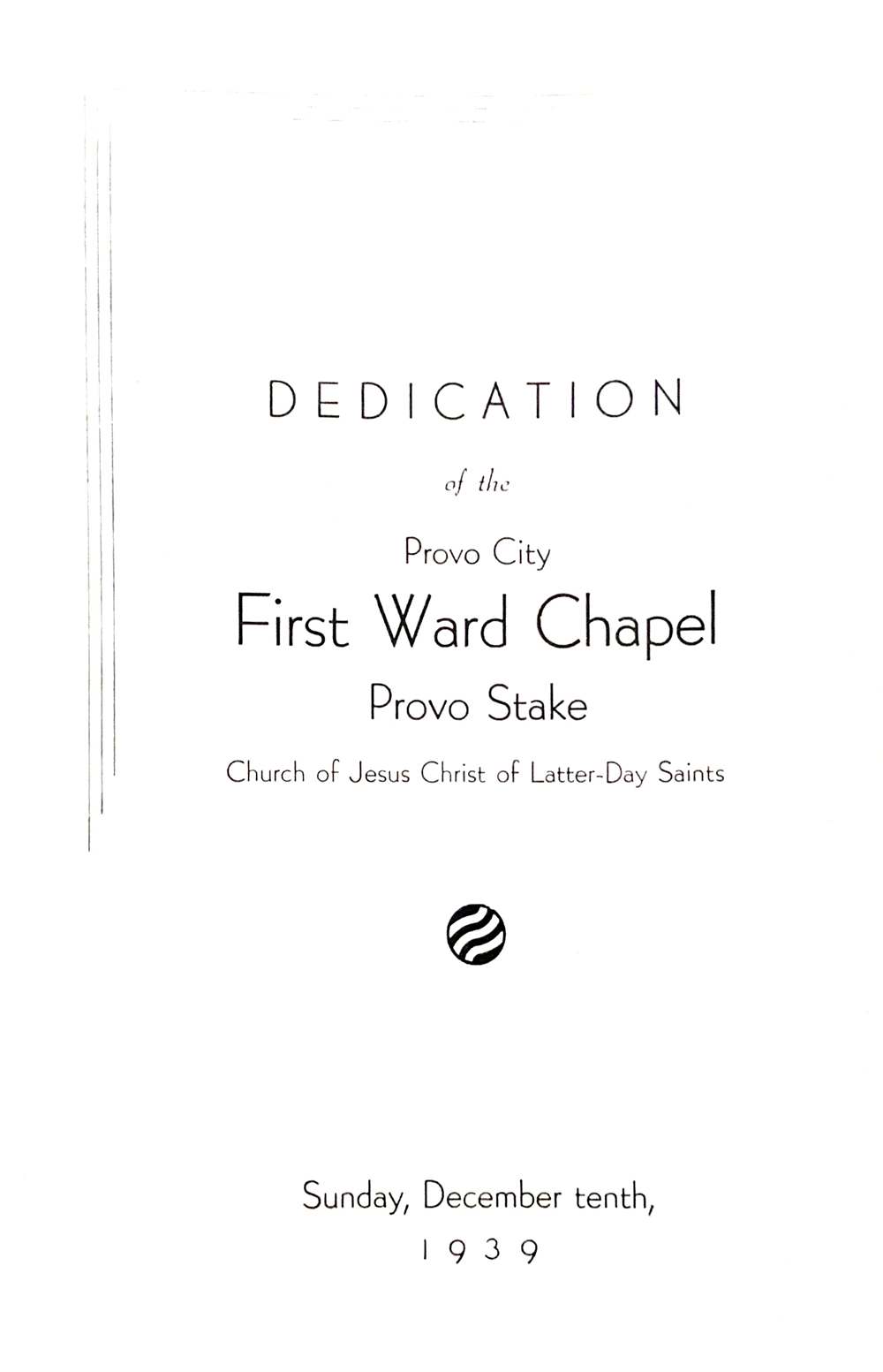 The Dedicatory Program