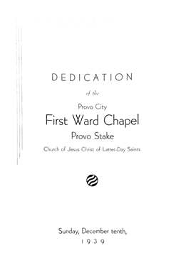 The Dedicatory Program